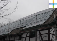 Photovoltaik auf einem Satteldach